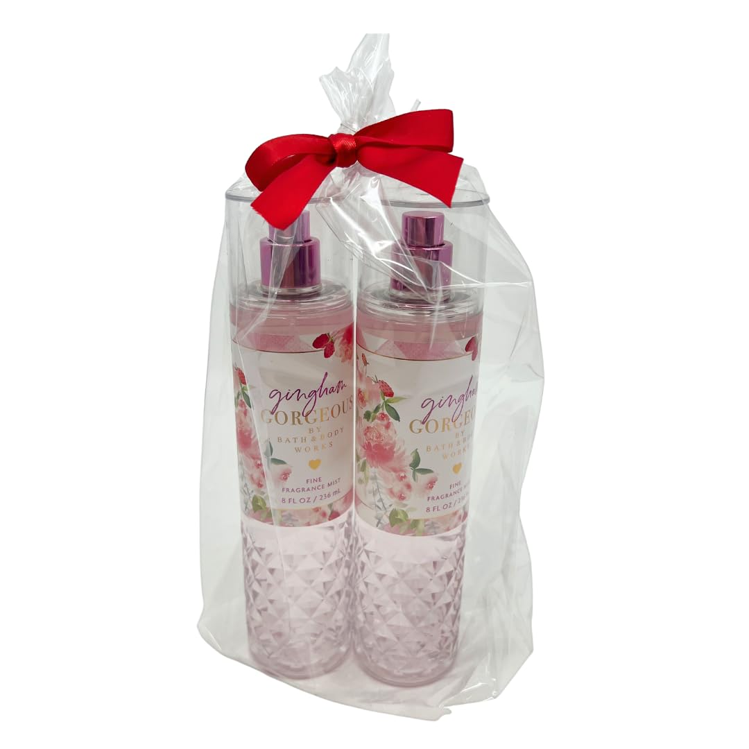 Bath and Body Works GINGHAM GORGEOUS Mist 8 Fluid Ounce (2023 Limited Edition) Pack of 2 Gift Set Beauty & Personal Care Bath & Body Works