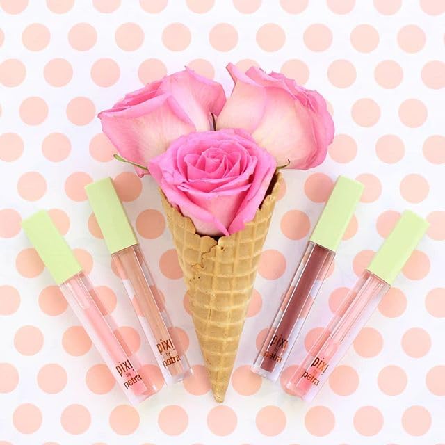 Pixi LipLift Max | Volumizing Lip Plumper with Peptides, Jojoba Oil & Aloe | Glossy Finish with Cooling Mint Tingle | Wear Alone or Over Lipstick | Beauty & Personal Care Pixi