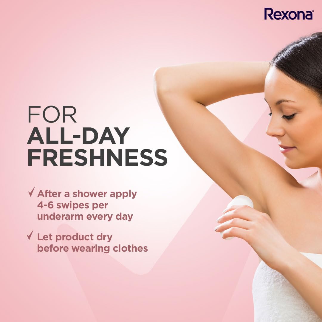 Rex-ona Fresh Rose Roll-On Deodorant for Women, 50 ml, Pack of 3, Alcohol-Free with Glycerine, Antiperspirant for Even Skin Tone Beauty and Personal Care Metrey Herbotech