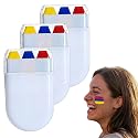 Face Paint Stick, Washable National Flag Face Paint Stick for 2026 Football Rugby Baseball Soccer, Eye Black Face & Body Paint for Outdoors Game Beauty & Personal Care AprYew