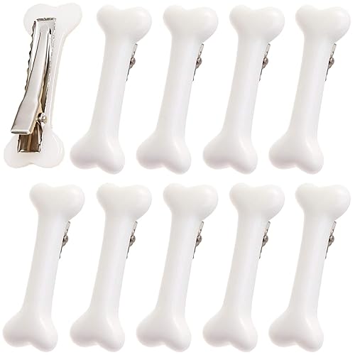 10PCS Dog Bone Hair Clips Decorative Side Band Clips Hairpins Alligator Barrettes Cosplay Costume Hair Accessories for Christmas Halloween 5Pairs Beauty & Personal Care Hetenoyo
