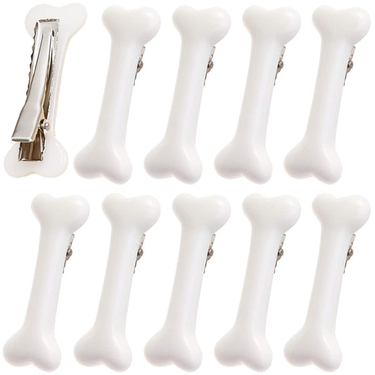 10PCS Dog Bone Hair Clips Decorative Side Band Clips Hairpins Alligator Barrettes Cosplay Costume Hair Accessories for Christmas Halloween 5Pairs Beauty & Personal Care Hetenoyo