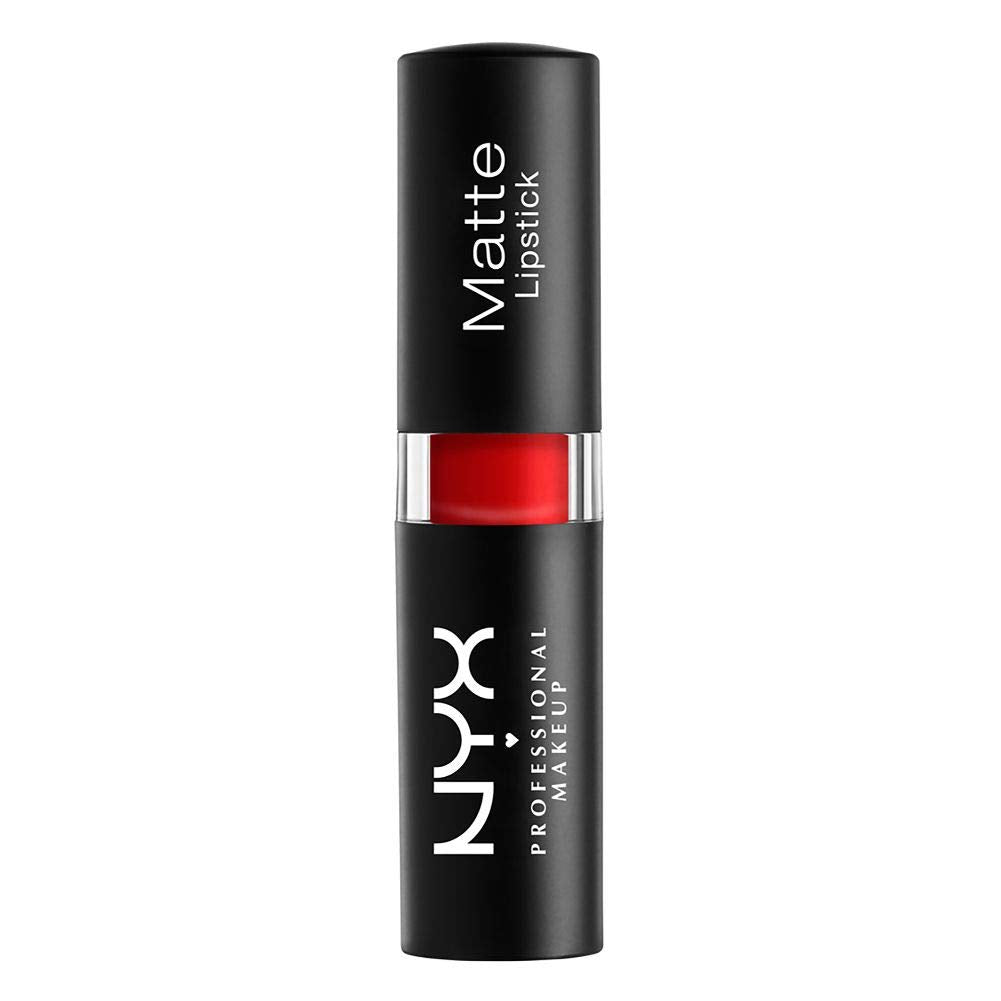 NYX PROFESSIONAL MAKEUP Matte Lipstick - Perfect Red (Bright Blue-Toned Red) Beauty & Personal Care NYX PROFESSIONAL MAKEUP