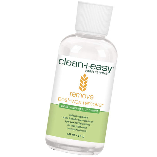Clean + Easy After Wax Remover Oil for Skin - Post Wax Care & Soothing Residue Remover for Smooth Skin, 5 fl oz Beauty and Personal Care Clean + Easy