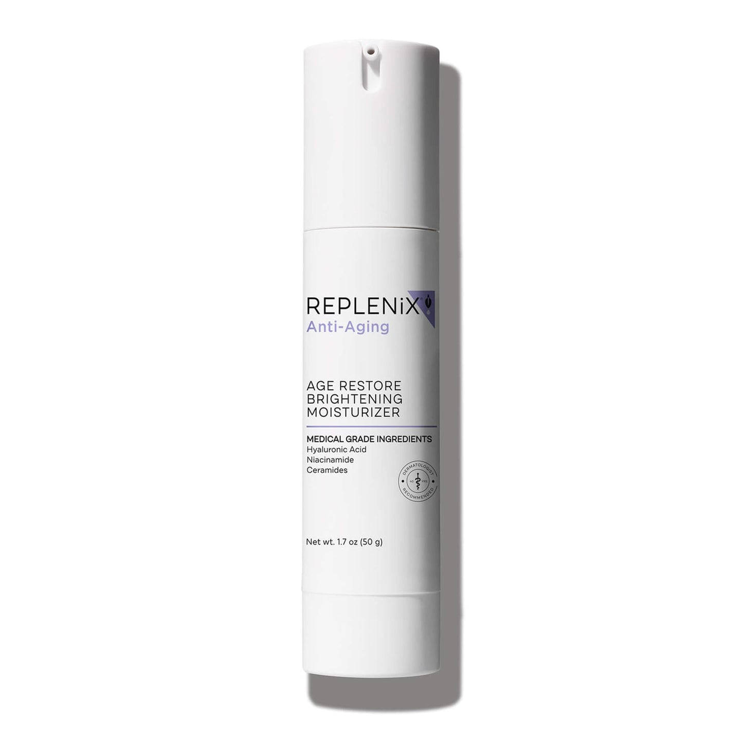 Replenix Age Restore Brightening Face Moisturizer with Hyaluronic Acid, Niacinamide & Ceramides, Medical-Grade Oil-Free Facial Cream for Mature Skin Beauty & Personal Care Replenix