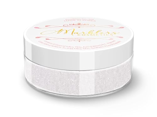 MARBLERS Twinkle Face & Body Glitter [Glass White] 0.18oz (5g) | Fine | Non-Toxic | Vegan | Cruelty-Free | Festival, Rave & Party Makeup | Eye, Hair Beauty & Personal Care MARBLERS