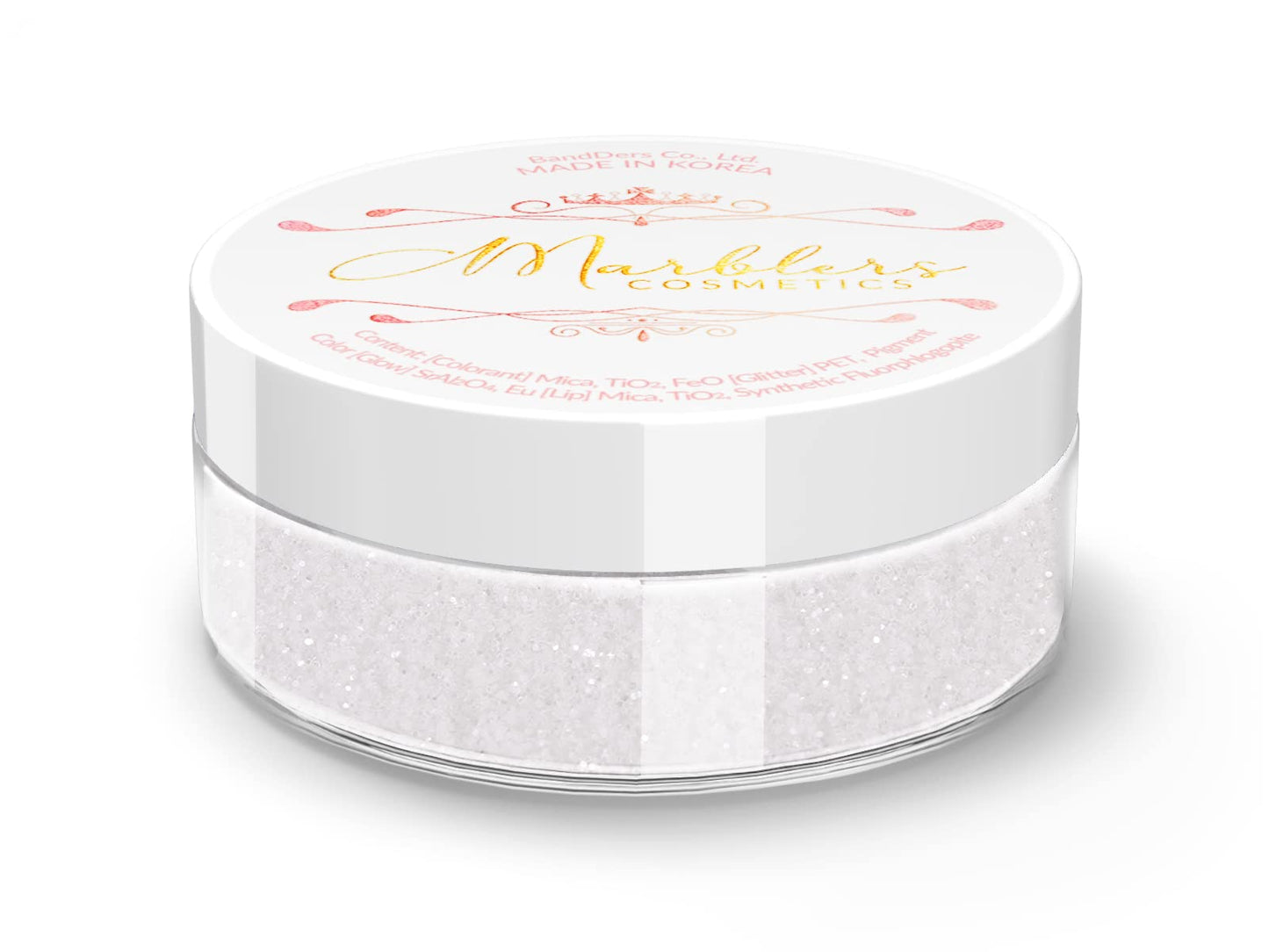 MARBLERS Twinkle Face & Body Glitter [Glass White] 0.18oz (5g) | Fine | Non-Toxic | Vegan | Cruelty-Free | Festival, Rave & Party Makeup | Eye, Hair Beauty & Personal Care MARBLERS