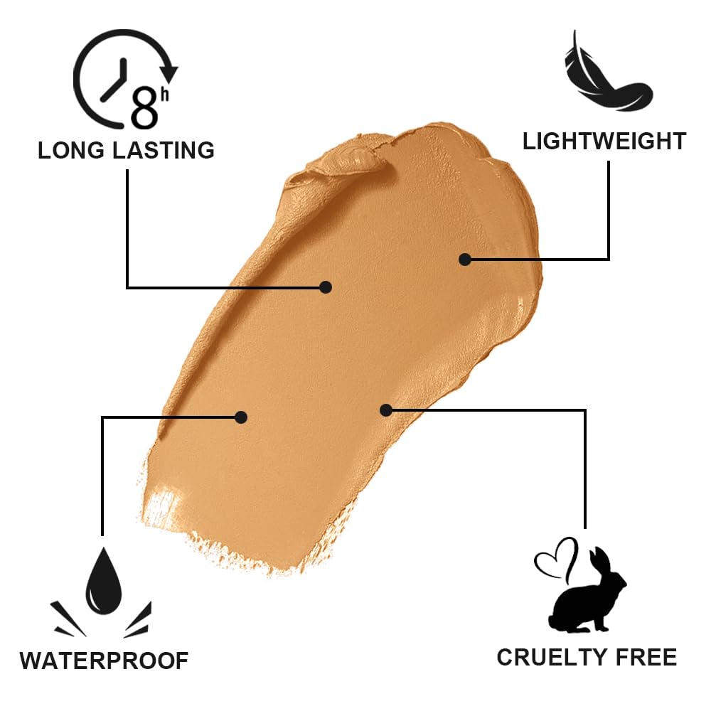 Cream Bronzer Stick, Multi-use Contour Stick for Face Shaping, Matte Finish Beauty Wand for Sculpt the Face, Easy to Apply, Longwear, Waterproof Beauty & Personal Care Lezero