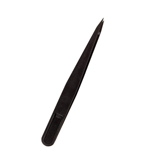 MENGKK Tweezers Anti-Static Curved Straight Black Tweezer Nail Art Beads Nipper Picking Eyelash Picking Clip Sequins Rhinestones Tool Beauty and Personal Care MENGKK
