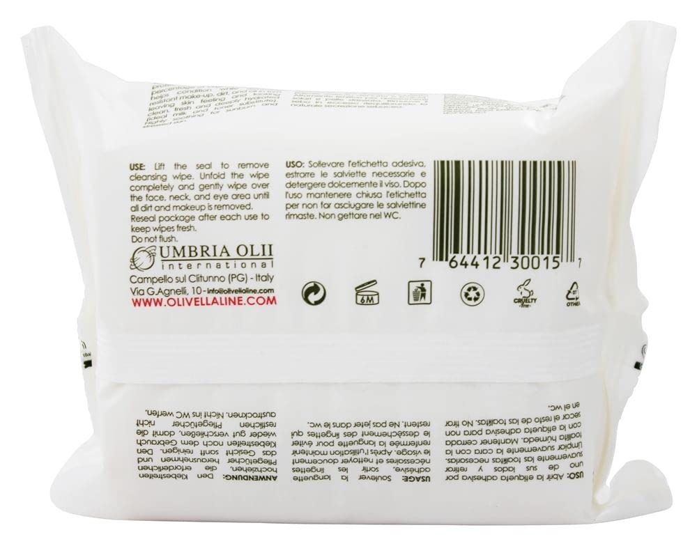 Olivella Daily Facial Cleansing Tissues - 30 Tissues Beauty & Personal Care Pousutong