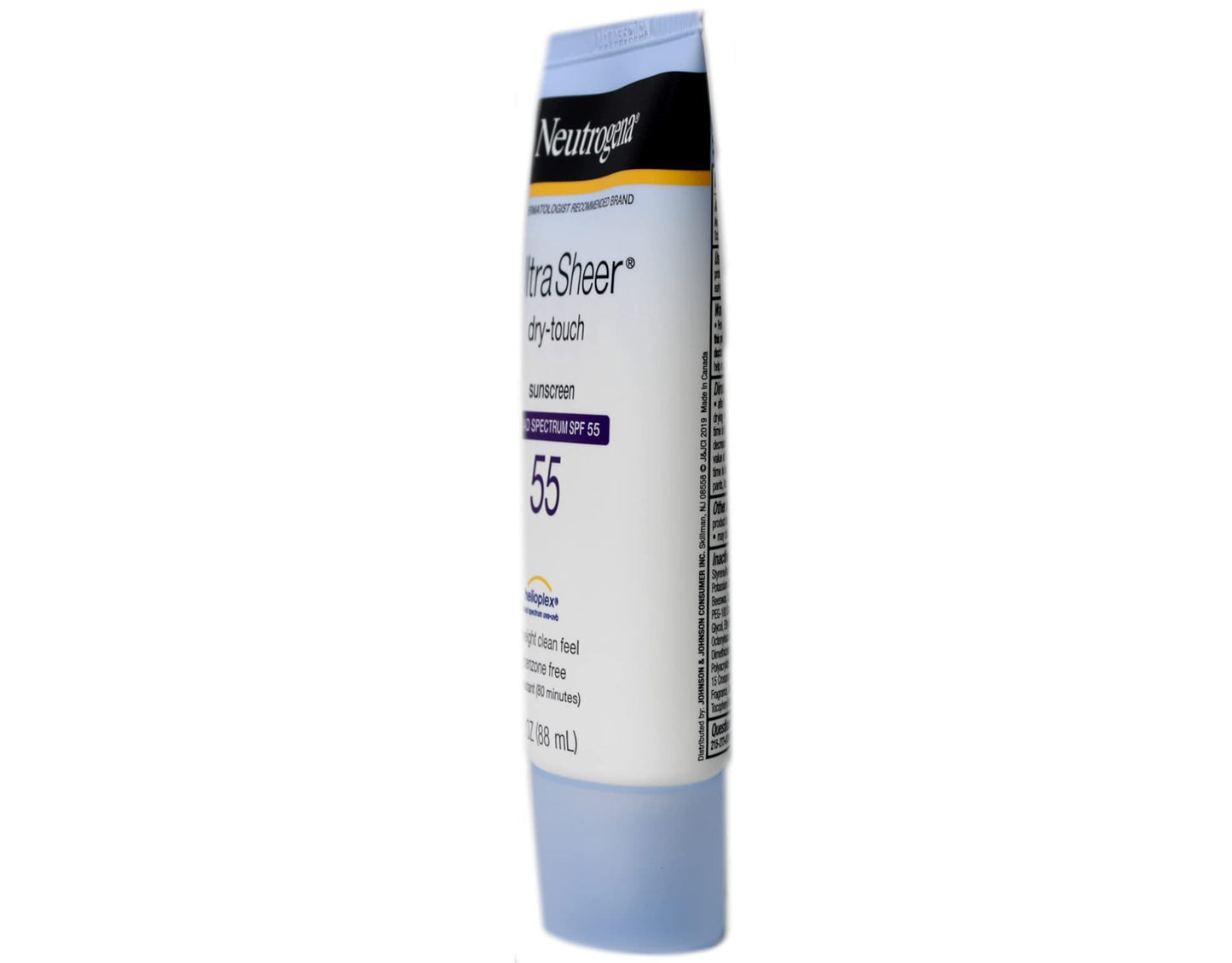 Neutrogena Ultra Sheer Dry-Touch Water Resistant and Non-Greasy Sunscreen Lotion with Broad Spectrum SPF 55, 3 fl. oz (Pack of 2) Beauty & Personal Care Neutrogena