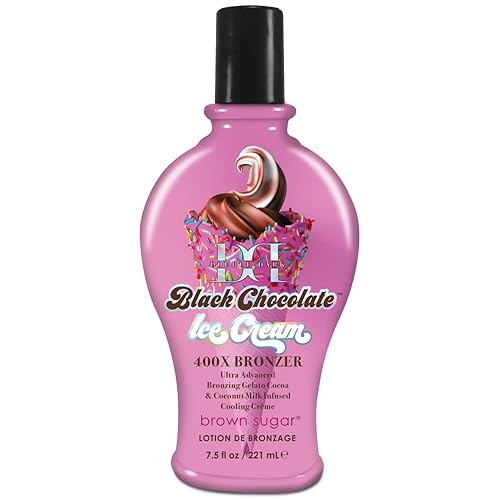 Double Dark Black Chocolate Ice Cream 400X Bronzer 7.5oz Beauty & Personal Care Brown Sugar