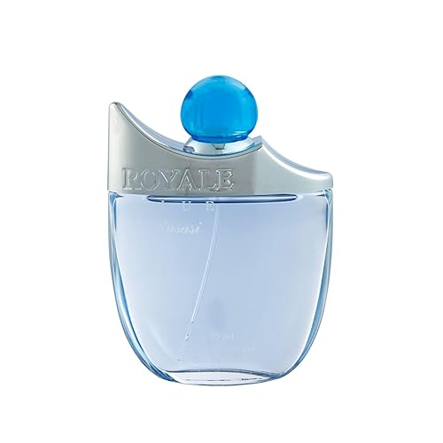 RASASI Royale Blue for Men EDP - Eau De Parfum 75 ML (2.5 oz) | Mellow Blend of Cucumber, Melon with Strong Woody Notes | Signature Dubai Perfumery. Beauty & Personal Care RASASI