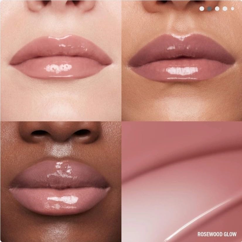 MAKEUP BY MARIO Rosewood Glow Lip Kit - Mini MoistureGlow Plumping Lip Serum & Ultra Suede Sculpting Lip Pencil, Rich Mauve - Hydrating Plumping Lip Beauty & Personal Care BY MARIO