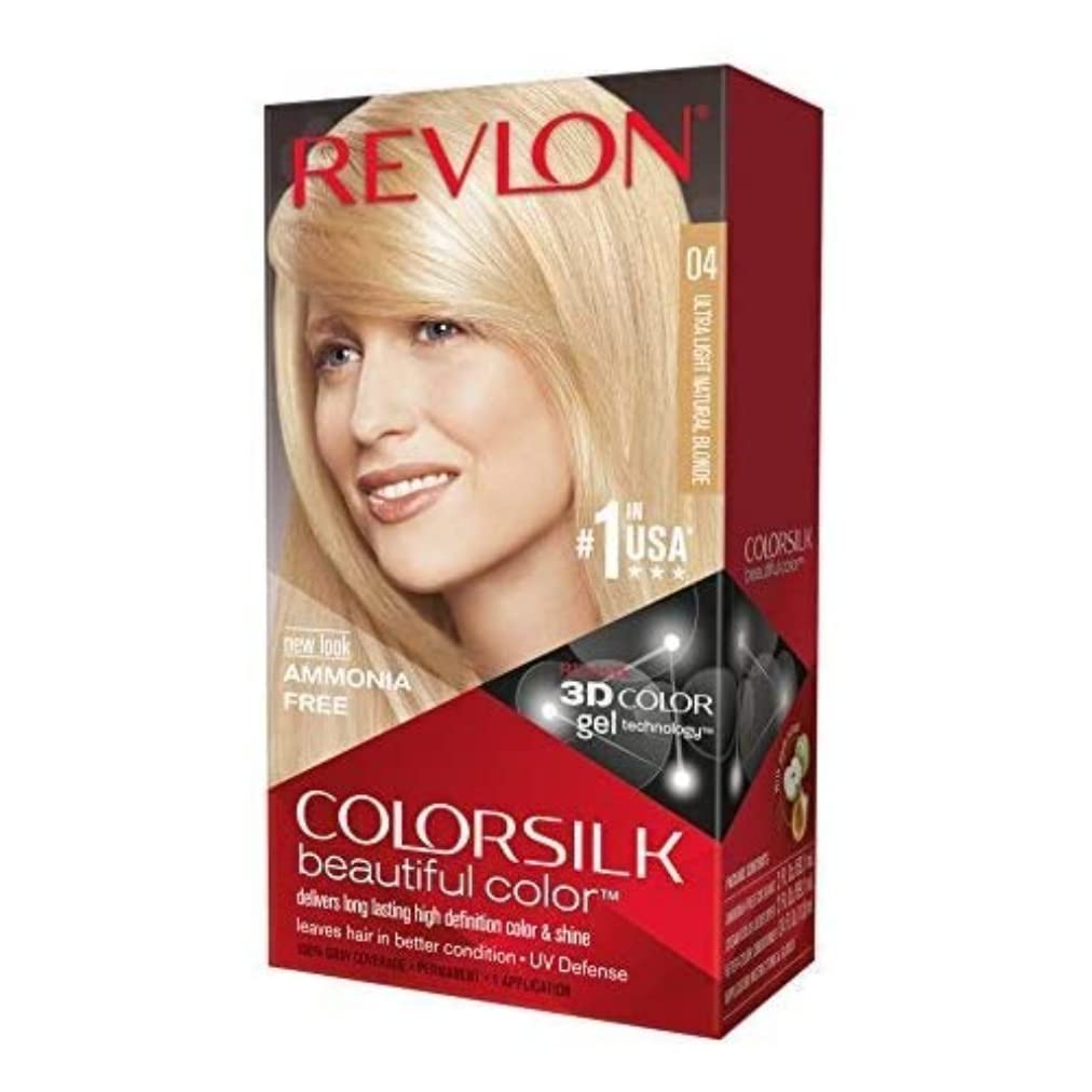 Revlon Colorsilk Haircolor, Ultra Light Natural Blonde, 10 Ounces (Pack of 3) Beauty & Personal Care REVLON