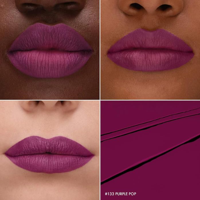 SEPHORA Collection Cream Lip Stain - 133 Purple Pop (matte magenta purple) 0.16 oz. / 5 mL Beauty & Personal Care SEPHORA