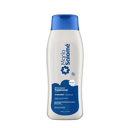 Shampoo Maria Salomé 400ml - Anticaída y estimula el Crecimiento. Sin Sal, Sin Parabenos Beauty & Personal Care Maria Salome