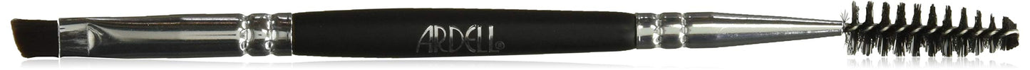 Ardell Duo Brow Brush Grooming Tool, 2-in-1 Angled Eyebrow Brush with Spoolie, For Natural looking Brow Beauty & Personal Care Ardell