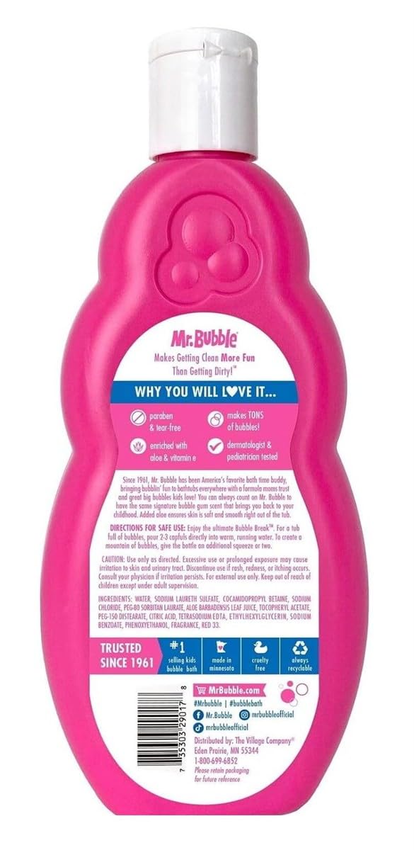 Mr. Bubble Original Bubble Bath, 16 Oz (Pack of 3) Beauty and Personal Care Mr. Bubble