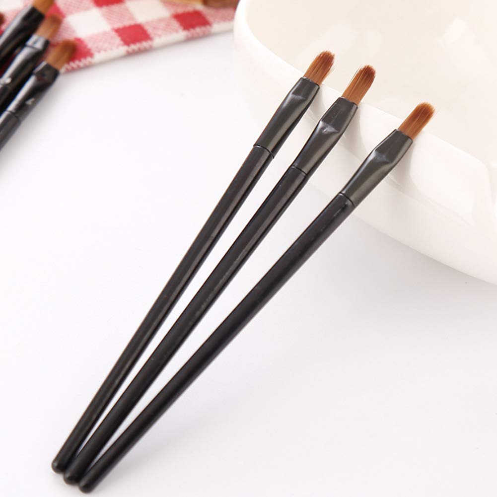 100 Pieces Disposable Lip Brushes Multifunctional Beauty Makeup Brush Lipstick Gloss Eyeshadow Applicator Smudge Cosmetic Tool Set Beauty & Personal Care HSJH