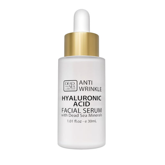 Dead Sea Collection Serum for Face with 5% Hyaluronic Acid, Dead Sea Minerals, and Vitamin E - Anti Aging Nourishing Skin Care Moisturizer to Reduce Beauty & Personal Care Dead Sea Collection
