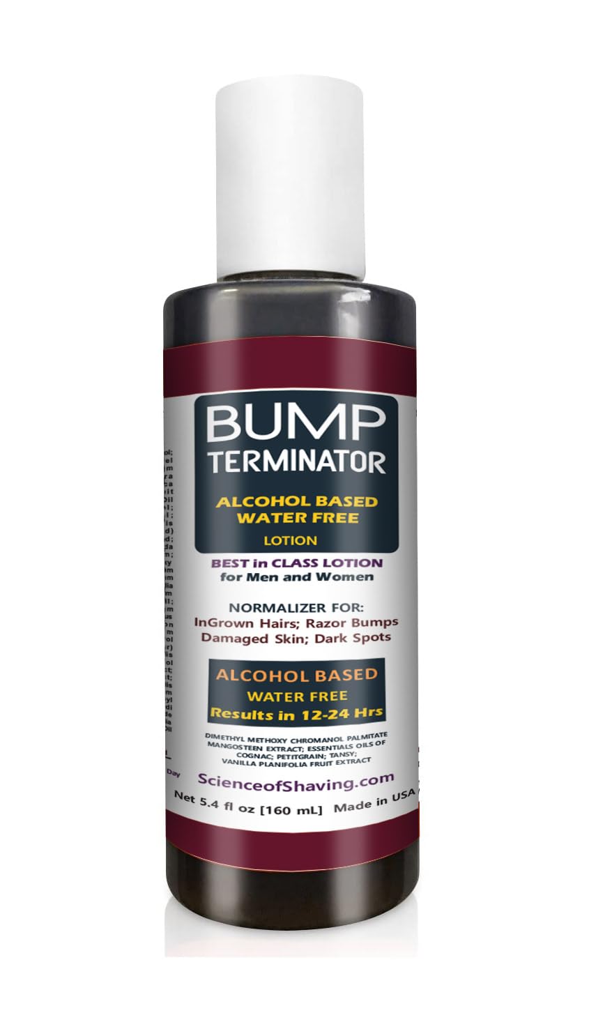 BUMP Terminator Fast Acting, Alcohol BASED, Water Free Anti Razor Bumps, Ingrown Hair, Skin Treatment for Face, Neck, Bikini Area, Legs & Back Of Head Beauty and Personal Care BREEJ