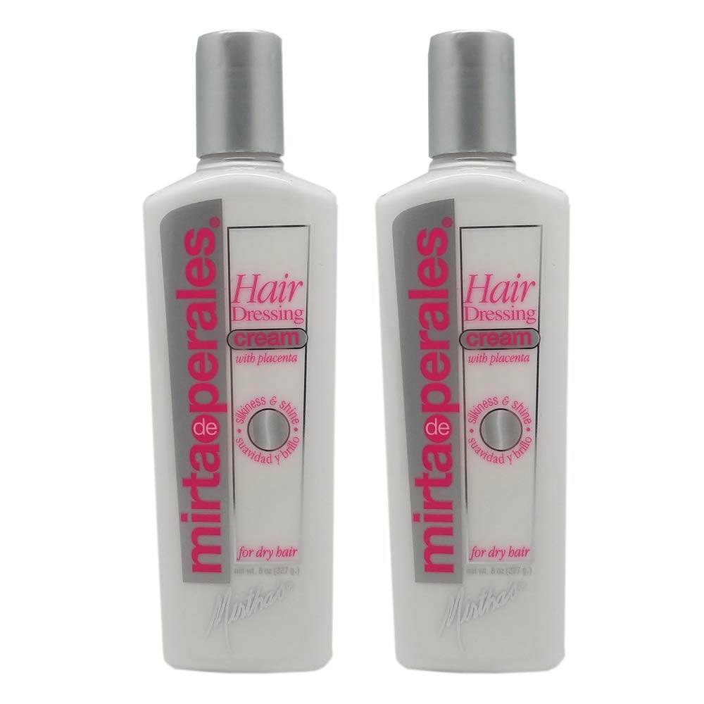 Mirta de Perales Cream Hairdressing With Placenta, 8 oz (Pack of 2) Beauty & Personal Care Mirta De Perales