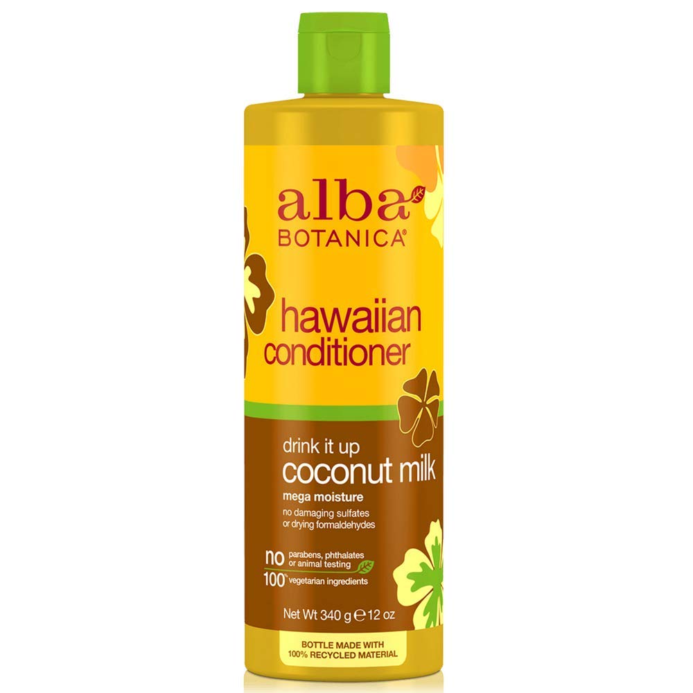 Alba Botanica Natural Hawaiian Conditioner Coconut Milk, 12 oz (Pack of 10) Beauty & Personal Care Alba Botanica
