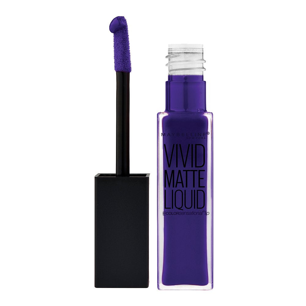 Maybelline New York Color Sensational Vivid Matte Liquid Lipstick, Wicked Berry, 0.26 fl. oz. Beauty & Personal Care MAYBELLINE