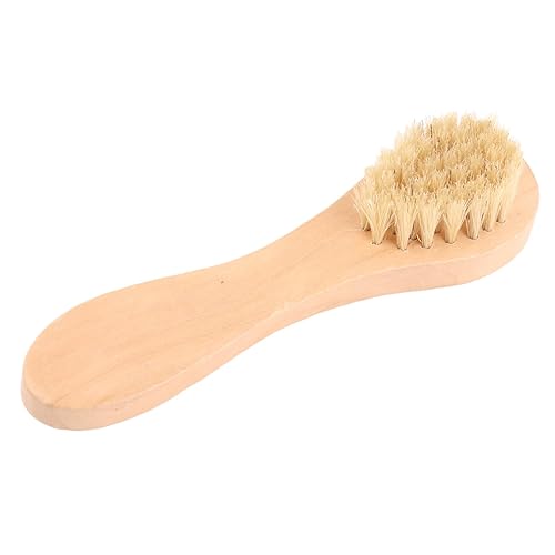 Sonew Face Brushes for Cleansing and Exfoliating Soft Wood Handle Brushing Scrubbing Skin Cleaning Scrub Scrubber Brush for Men Women Beauty & Personal Care Sonew