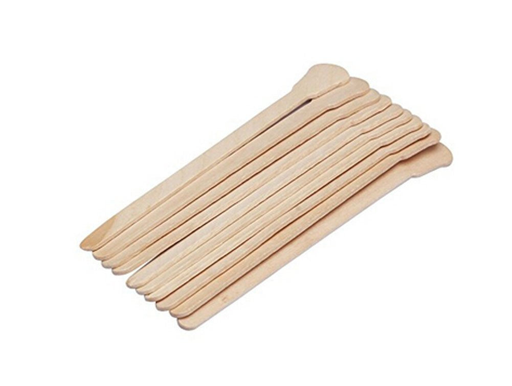 100 PCS Wax Sticks Large All Natural Wax Applicator Sticks Eyebrow Nose Hair Removal Ice Cream and Mask Sticks Applicator Beauty and Personal Care Sumddy