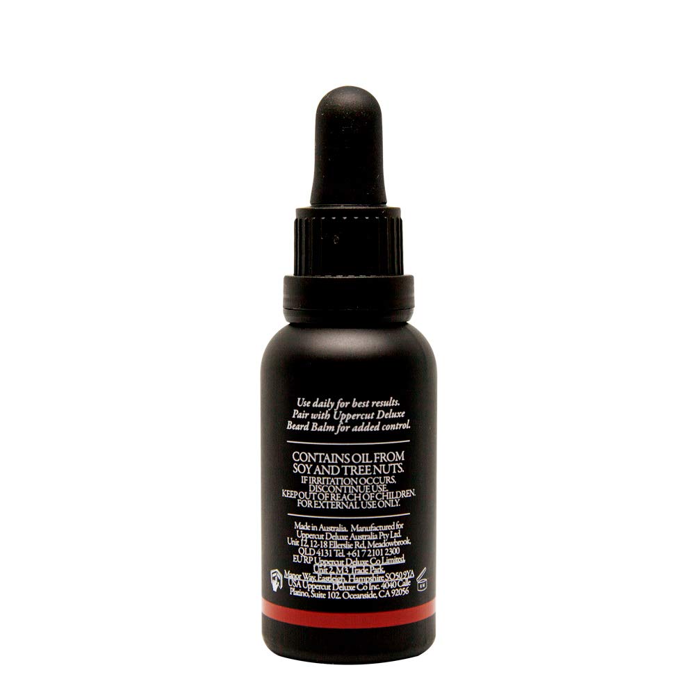 Uppercut Deluxe Beard Oil for Men, Lightweight Non-Greasy Beard Conditioner with Argan, Jojoba, Avocado & Rosemary Oils, Softens & Nourishes Beard Beauty and Personal Care UPPERCUT DELUXE