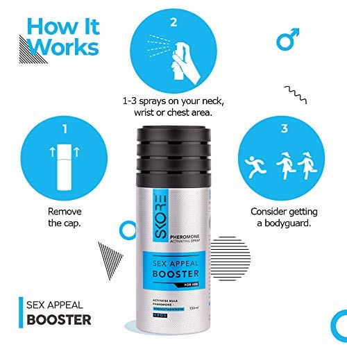 Skore Pheromone Activating Deodorant for Men - 150 ml Beauty and Personal Care Skore