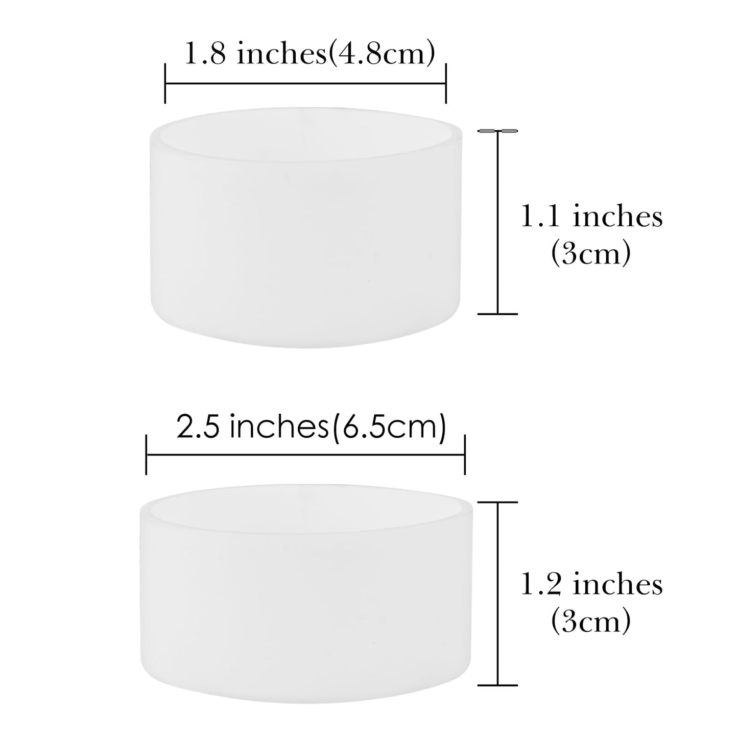 Linkidea 2 Pack Shave Gel Can No Rust Holder, Silicone Rubber Shaving Foam Bottom Rust Protector, Rust Free Holder, Compatible with Most of Shave Gel Beauty and Personal Care Linkidea