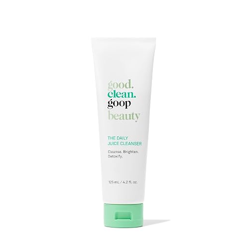 good.clean.goop beauty The Daily Juice Cleanser | Foaming Facial Cleanser to Hydrate & Cleanse Skin | Fruit Enzyme, Chlorella Extract & Spinach Leaf Beauty & Personal Care good.clean.goop