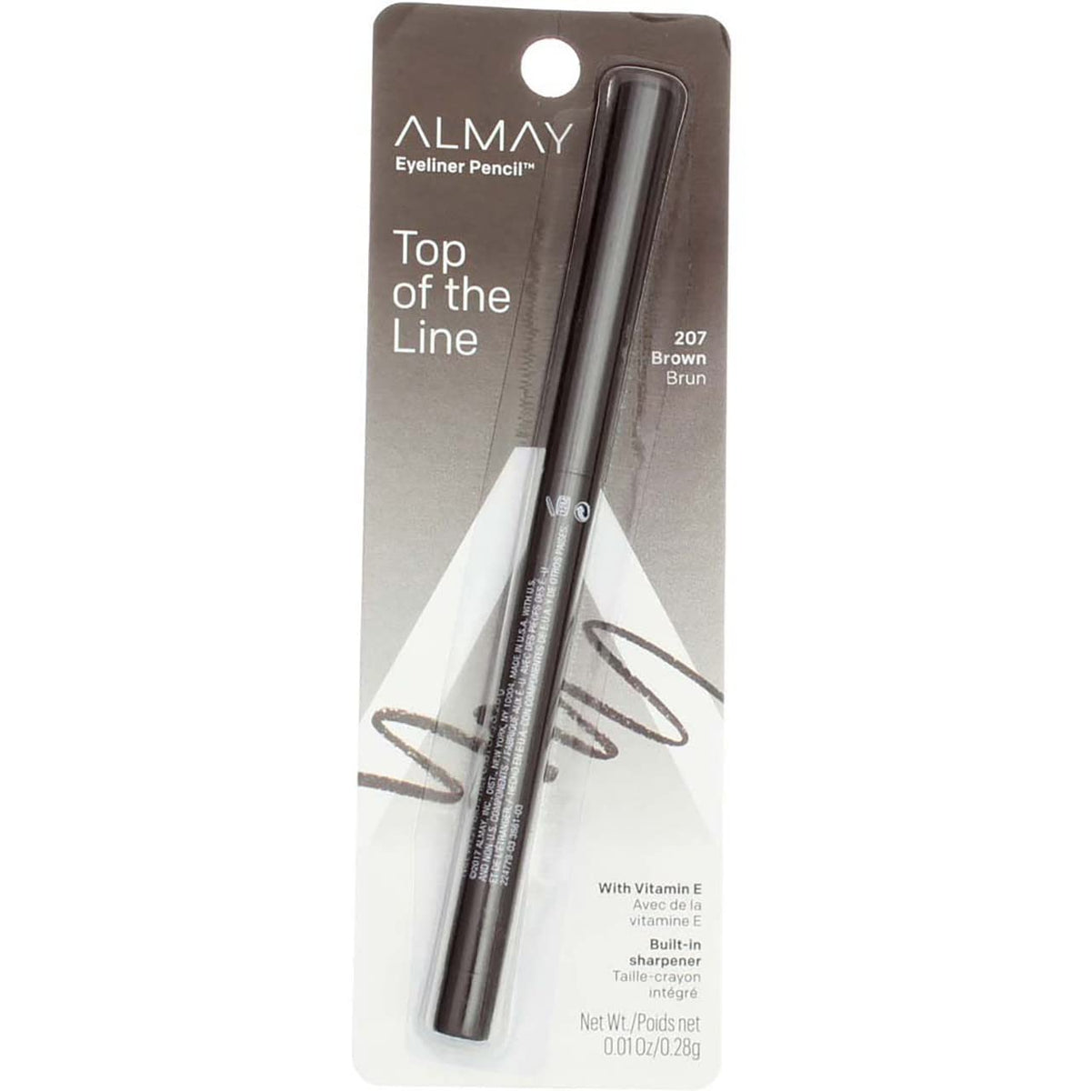 ALMAY Eyeliner Pencil, Brown [207], 0.01 oz ( Pack of 5) Beauty & Personal Care REVLON