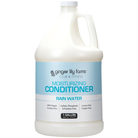 Ginger Lily Farms Club & Fitness Moisturizing Conditioner for Dry Hair, 100% Vegan & Cruelty-Free, Rain Water Scent, 1 Gallon (128 fl oz) Refill Beauty & Personal Care Ginger Lily Farms