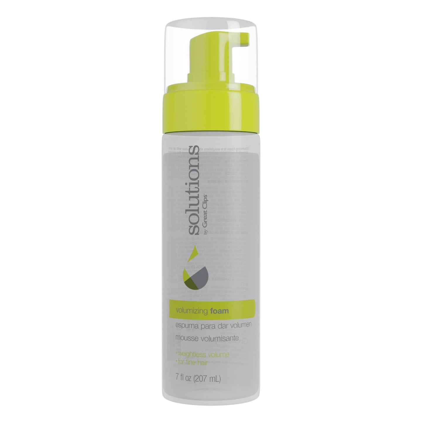 GREAT CLIPS Solutions Volumizing Foam, 7oz | Adds Volume, Softness, & Medium Control | Enhances Natural Shine | For Fine to Medium Hair Beauty & Personal Care GREAT CLIPS