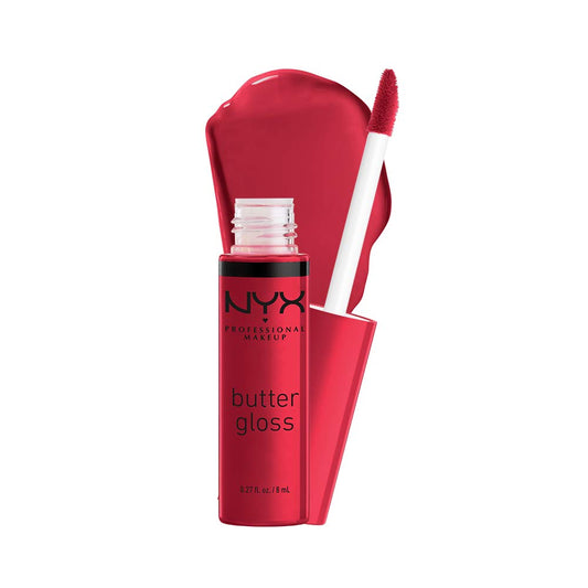 NYX PROFESSIONAL MAKEUP Butter Gloss, Non-Sticky Lip Gloss - Red Velvet (Deep Red) Beauty & Personal Care NYX PROFESSIONAL MAKEUP