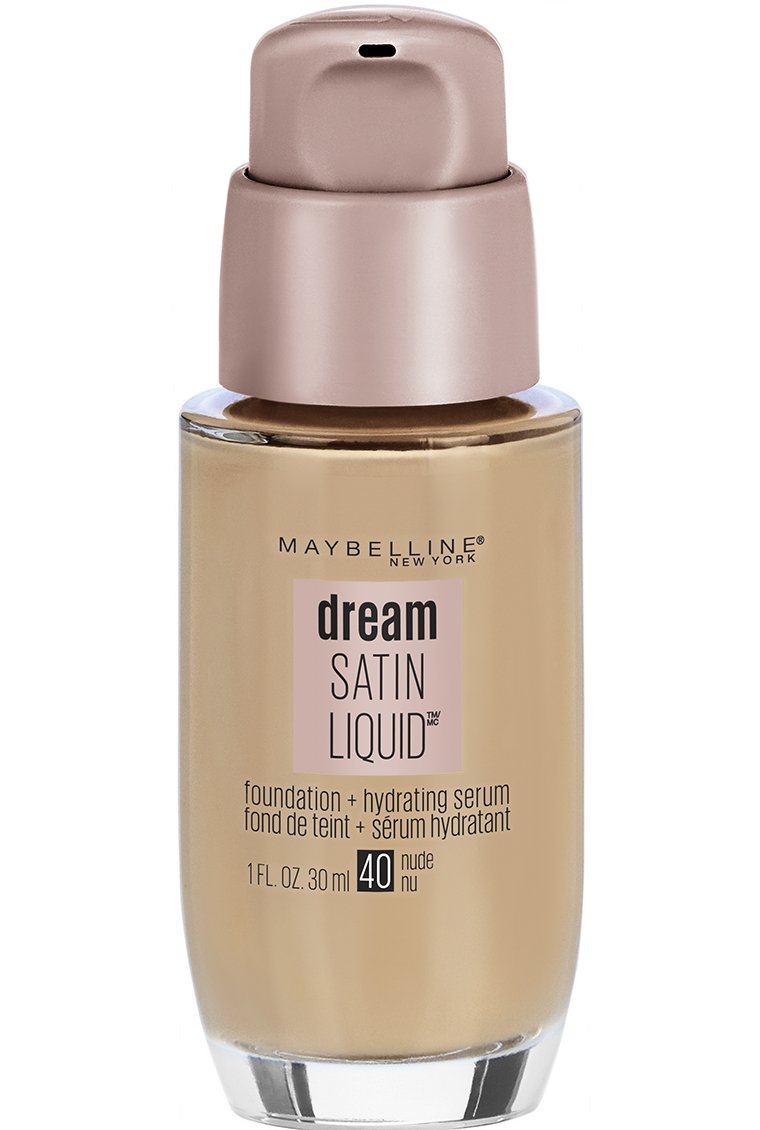 Maybelline New York Dream Satin Liquid Foundation (Dream Liquid Mousse Foundation), Nude, 1 fl. oz. Beauty & Personal Care MAYBELLINE