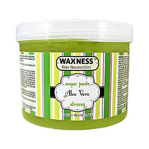 Waxness Natural Strong Sugar Paste 1.65 lb (750 g) - Sugaring Paste for Manual Technique, Aloe Vera, Professional Use - Made in Italy Beauty and Personal Care Waxness