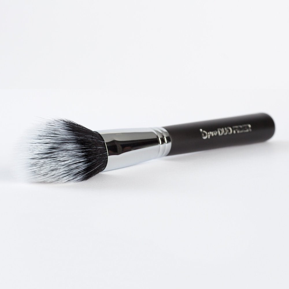 Domed Blush Bronzer Brush - Beauty Junkees Duo Fiber Contour Brush for Contouring, Sculpting, Highlighting, Blending, Buffing with Powder Cream Liquid Beauty & Personal Care Beauty Junkees