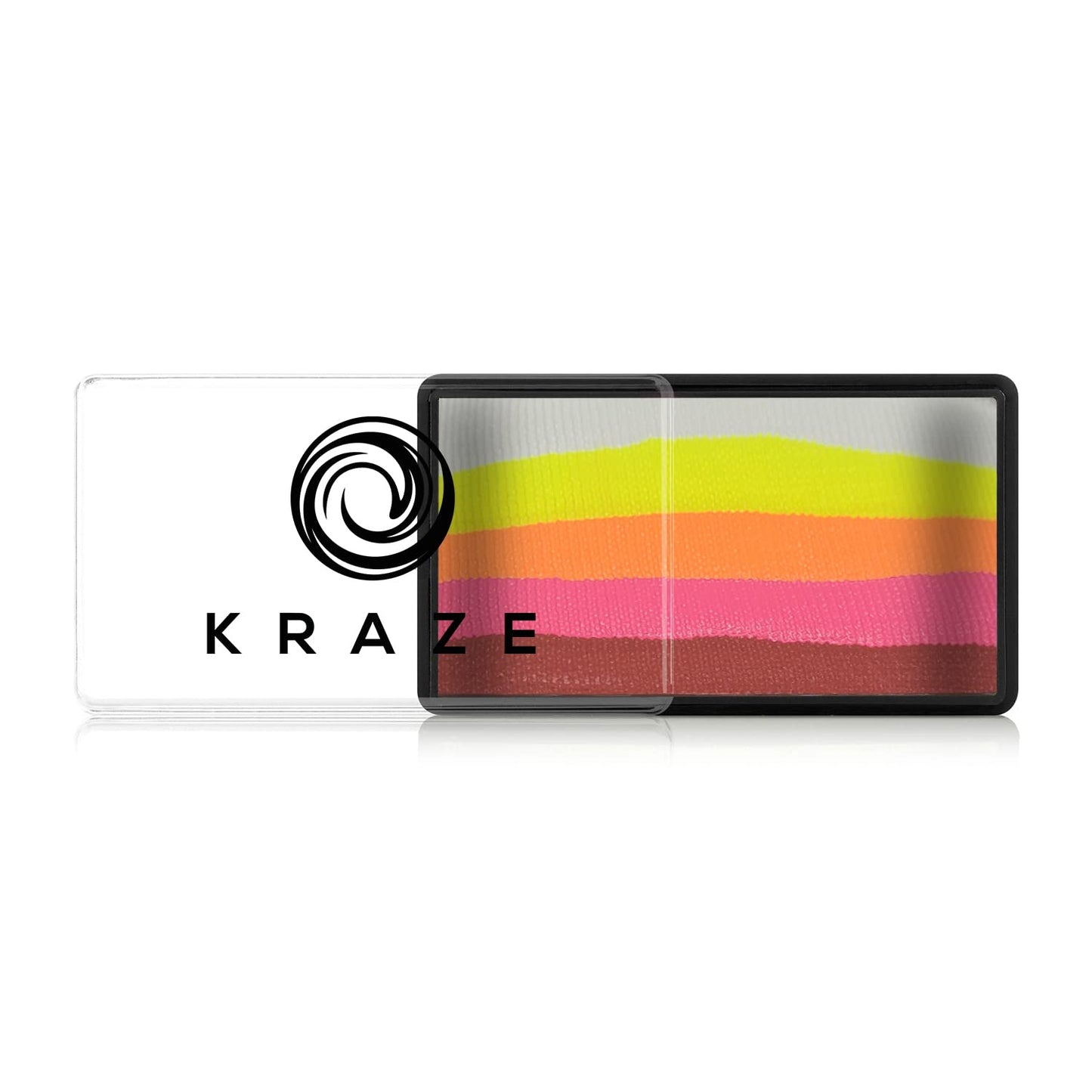 Kraze FX Dome Stroke - Burning Heart (25 gm), Professional 1-Stroke Split Cake, Hypoallergenic, Non-Toxic, Water Activated Face & Body Painting Makeup Beauty & Personal Care Kraze FX