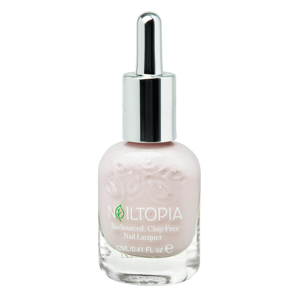 Nailtopia - Plant-Based Chip Free Nail Lacquer - Non Toxic, Bio-Sourced, Long-Lasting, Strengthening Polish - Kissin In The Rain (Light Pastel Pink)