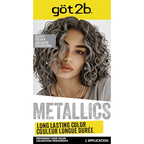 Got2b Metallics Permanent Hair Color, M72 Dusty Silver Beauty & Personal Care Got2B