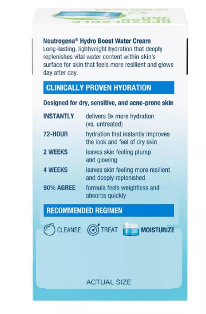 Neutrogena Hydro Boost Water Face Cream - Fragrance Free - 0.5oz Beauty & Personal Care Neutrogena
