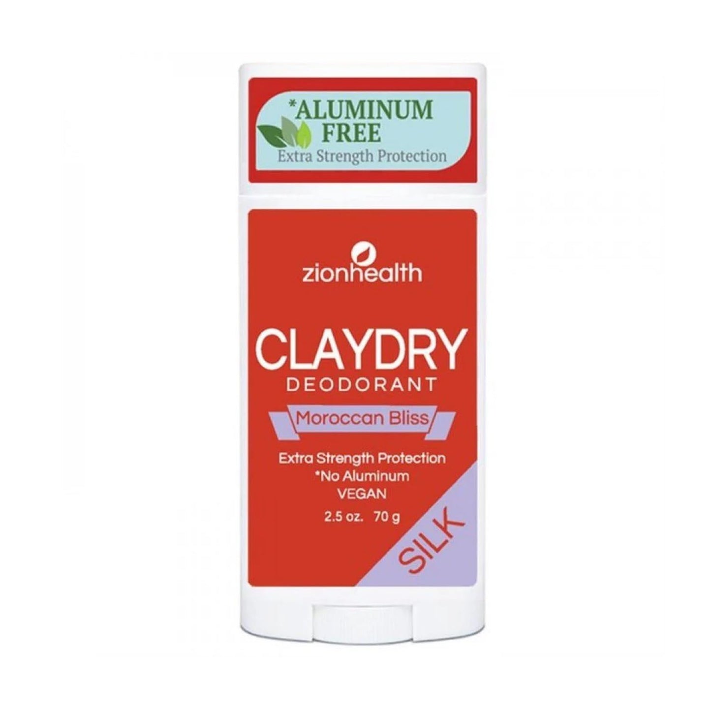 Adama Minerals 2 Pack ClayDry Deodorant Bold Moroccan Bliss Zion Health 2.5 oz Stick Beauty and Personal Care Adama Minerals