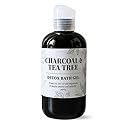 Nature Skin Shop Charcoal & Tea Tree Body Wash, Detoxifying Cleanser for Body Acne, Oily Skin & Clogged Pores, with Organic Ingredients, Sulfate-Free Beauty & Personal Care Nature Skin Shop