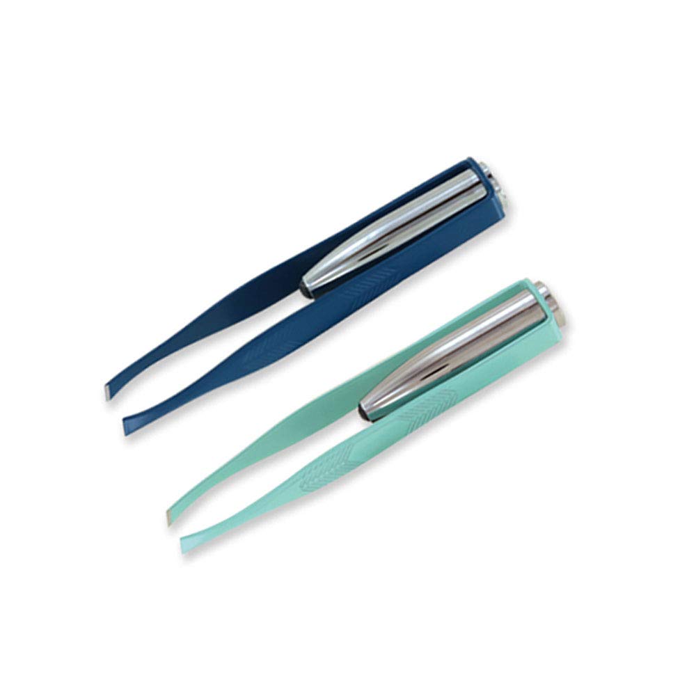 1st Choice 3 Stainless Steel Make Up LED Light Eyelash Eyebrow Hair Removal Lighted Tweezer Beauty and Personal Care 1st Choice