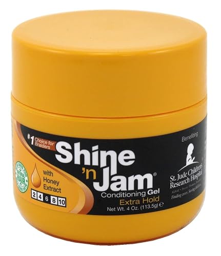 Shine N Jam Conditioning Gel Extra Hold 4 Ounce Beauty & Personal Care Shine 'n Jam